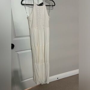 Ivory off white maxi dress